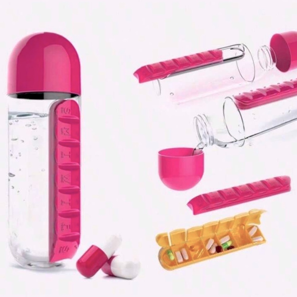 Pill & Vitamin Water Bottle